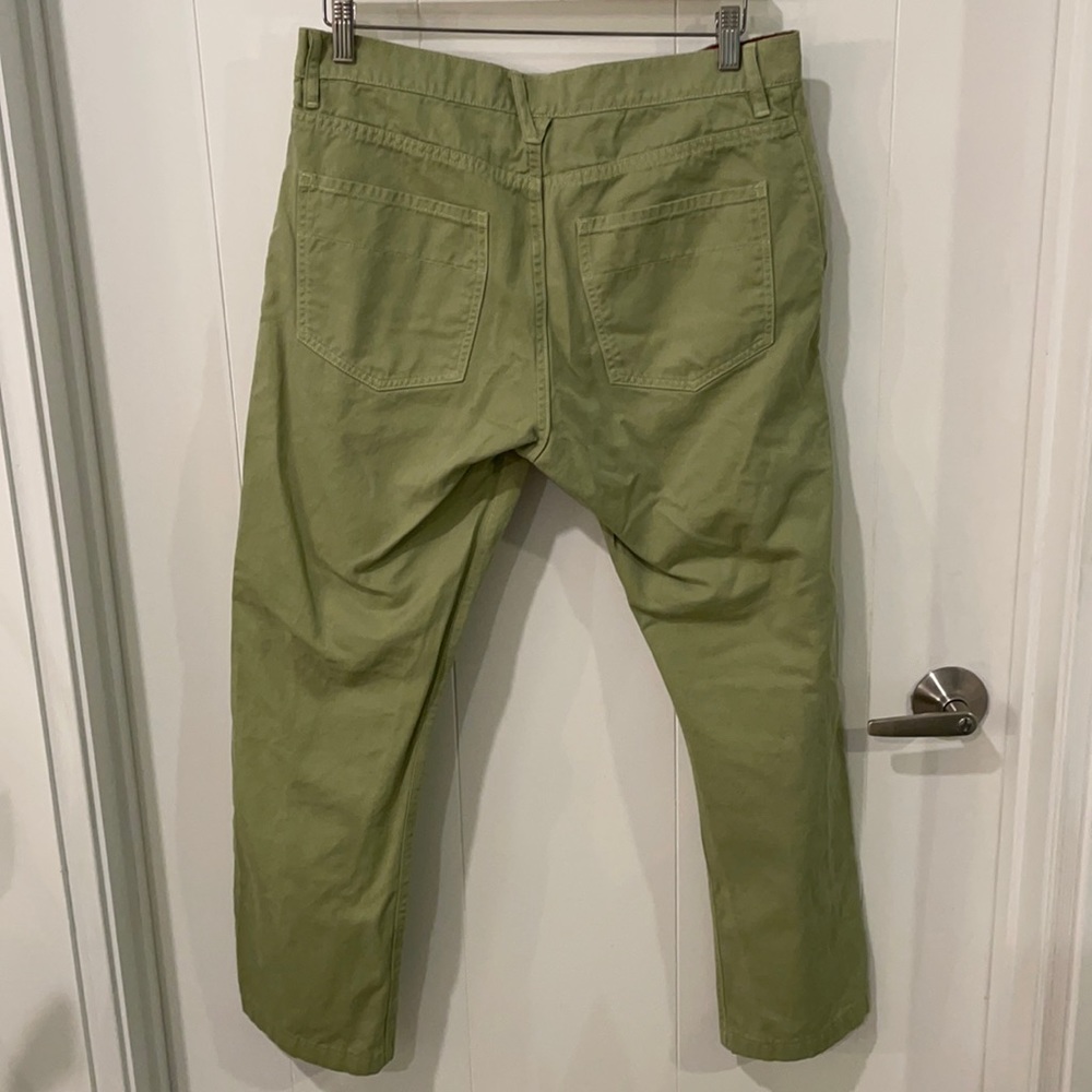 Raleigh denim size 33 sage green pants. Closet clean out! Make me an offer!!
